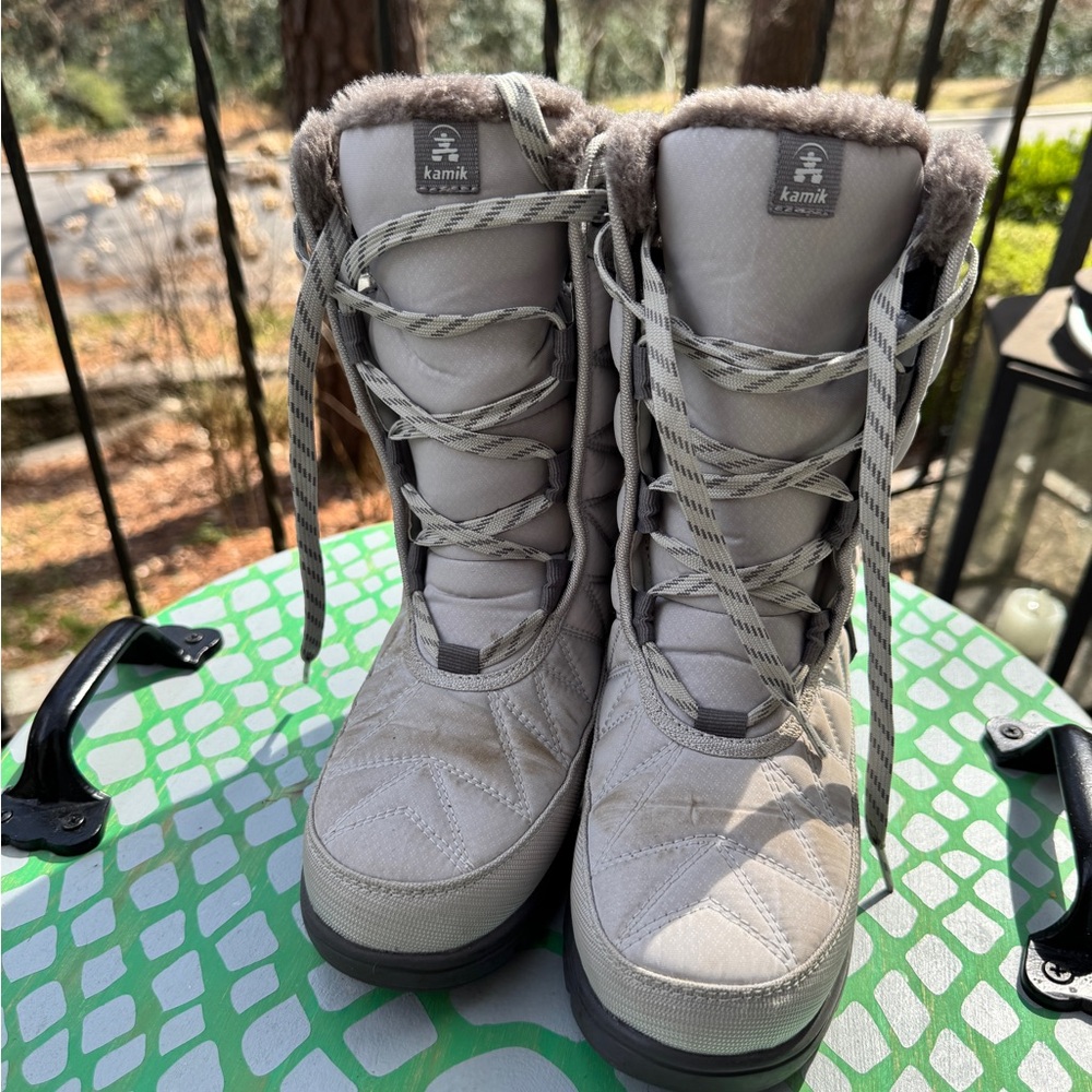 Kamik Women's Light Gray Winter Boots